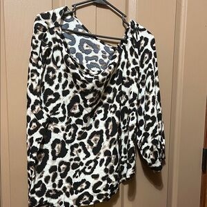 Leopard Print Blouse